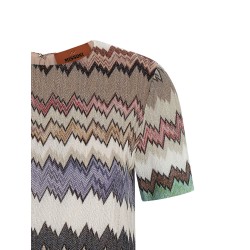 Lamé viscose dress