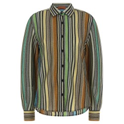 Lamé viscose shirt