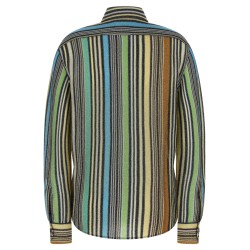 Lamé viscose shirt