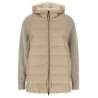'Shiny Zipper Pull' down jacket