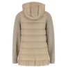 'Shiny Zipper Pull' down jacket