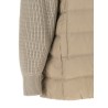 'Shiny Zipper Pull' down jacket
