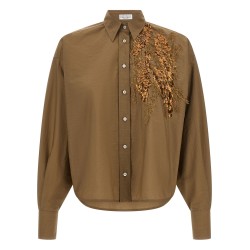 'Dazzling Seabed Embroidery' shirt