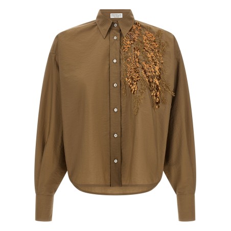 'Dazzling Seabed Embroidery' shirt