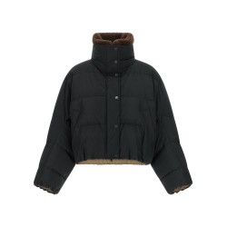 Cropped down jacket