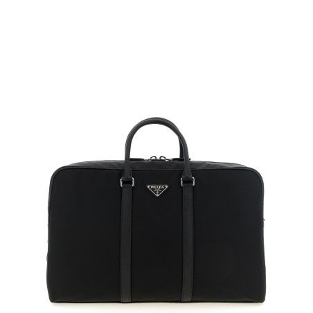Re-Nylon and Saffiano travel bag