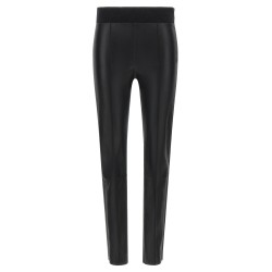 Stretch nappa leather leggings