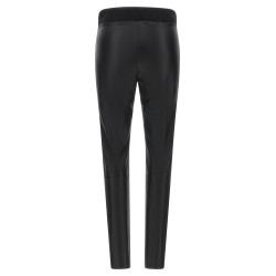 Stretch nappa leather leggings