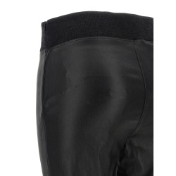 Stretch nappa leather leggings