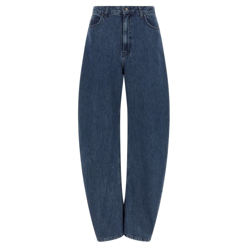 'Draped Barrel Leg' jeans