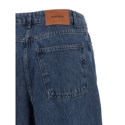 'Draped Barrel Leg' jeans