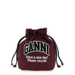 'Ganni Logo' pouch