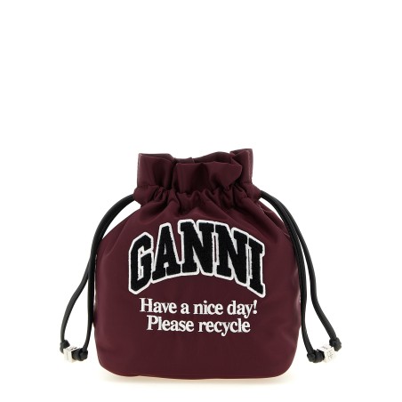 'Ganni Logo' pouch