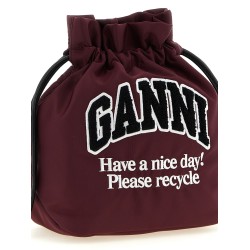 'Ganni Logo' pouch