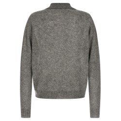 Cashmere and silk polo shirt