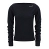 Boat neckline sweater