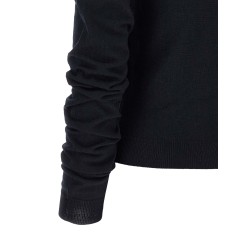 Boat neckline sweater