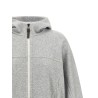 'Shiny Zipper Pull' cropped hoodie