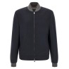 Light flannel bomber jacket
