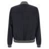 Light flannel bomber jacket