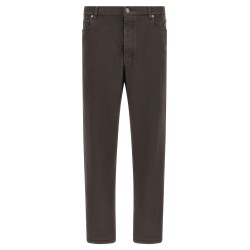 Garment-dyed denim jeans