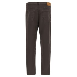 Garment-dyed denim jeans