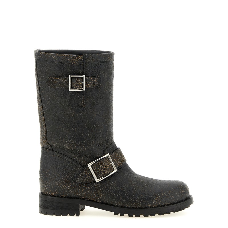 'Biker Mid' ankle boots