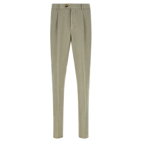 Linen gabardine trousers