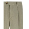 Linen gabardine trousers