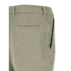 Linen gabardine trousers