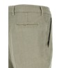 Linen gabardine trousers