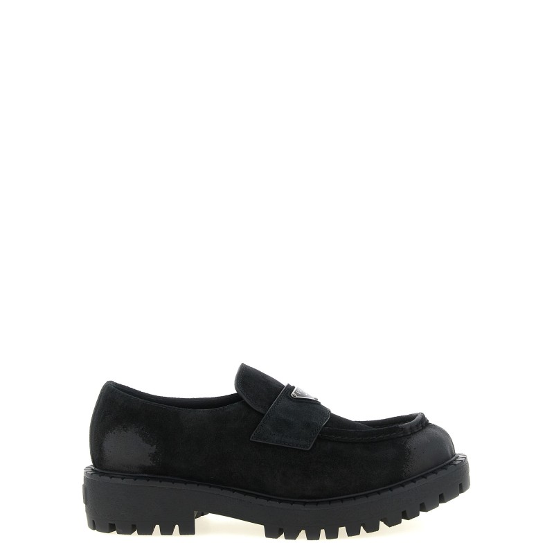 Suede loafers