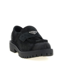 Suede loafers