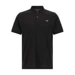 Triangle logo polo shirt