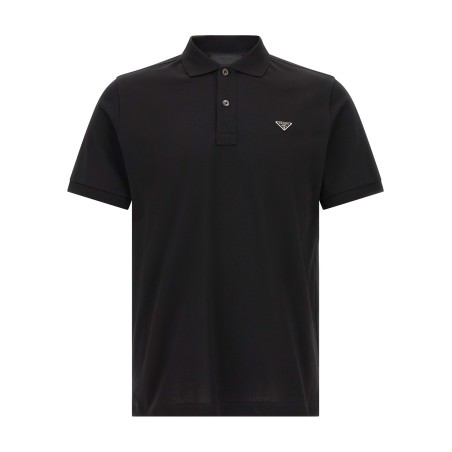 Triangle logo polo shirt