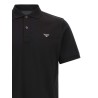 Triangle logo polo shirt