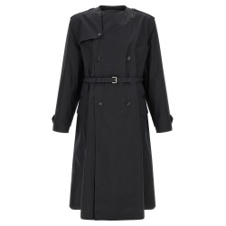 Double-breasted trench coat