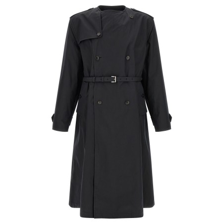Double-breasted trench coat