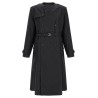 Double-breasted trench coat