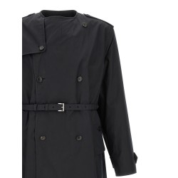 Double-breasted trench coat