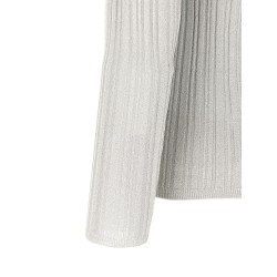 Lamé thread sweater