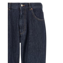 Patchwork insert jeans