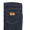 Patchwork insert jeans