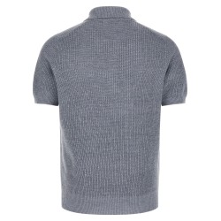 English half-ribbed polo shirt
