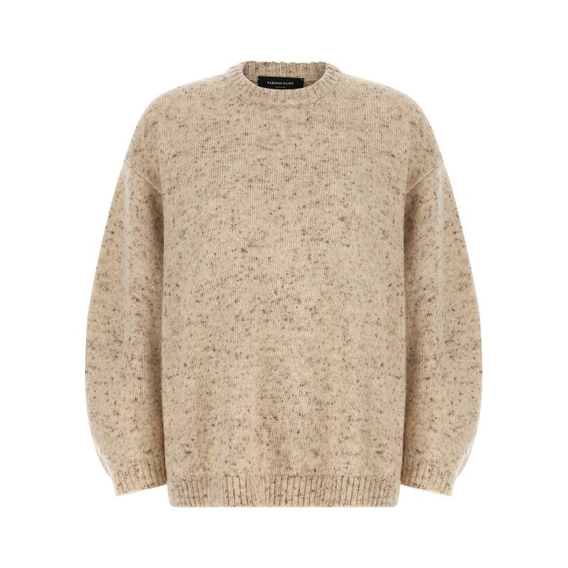Melange wool sweater