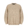 Melange wool sweater