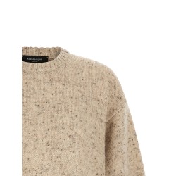 Melange wool sweater