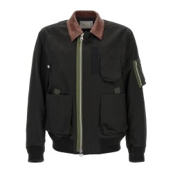 Cotton blouson jacket