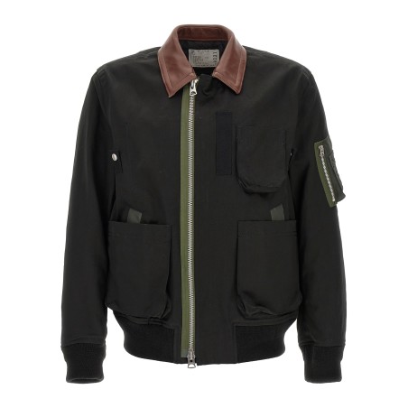 Cotton blouson jacket