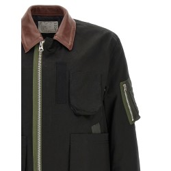 Cotton blouson jacket